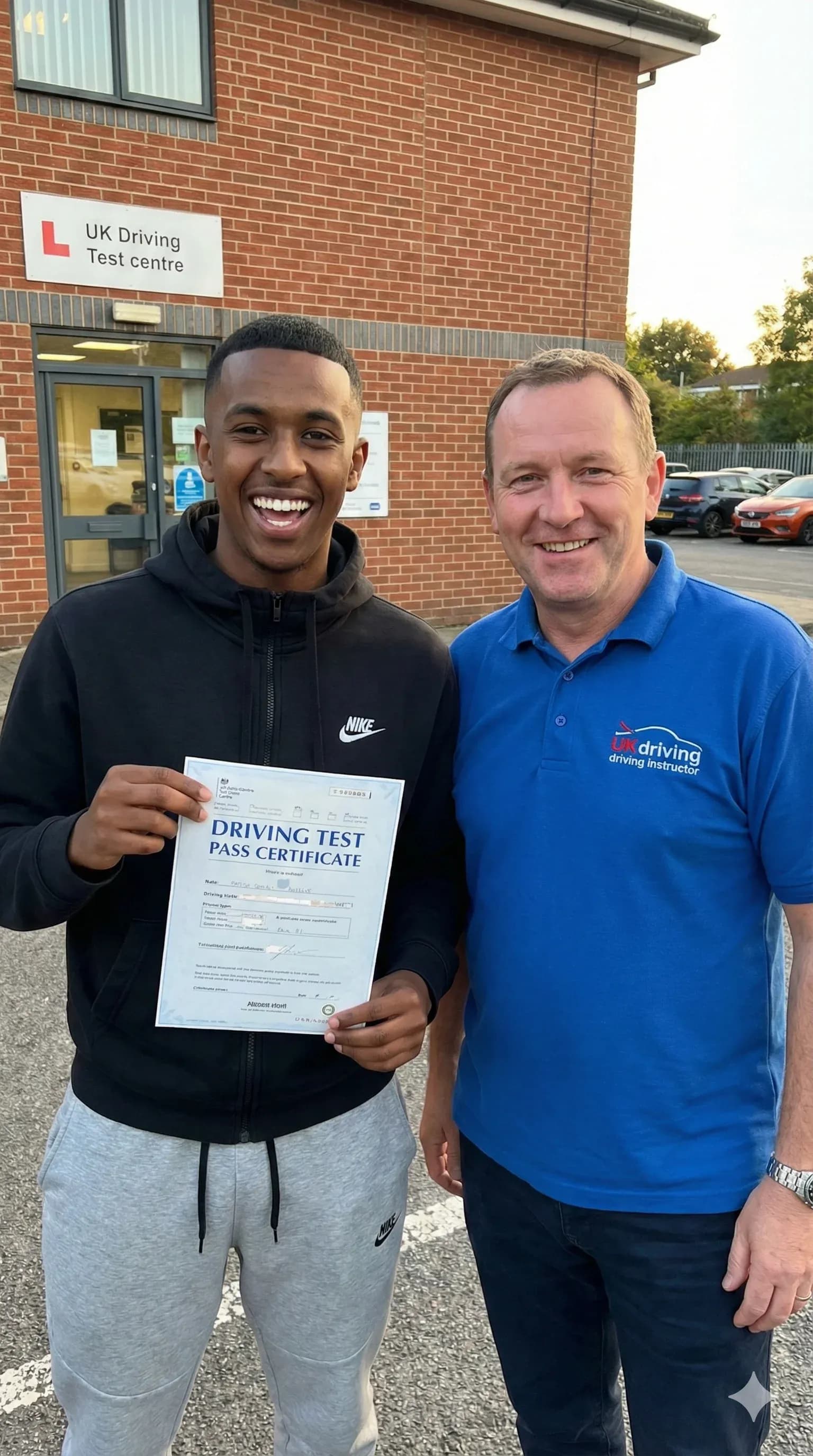 Recent driving test passer - Student 8